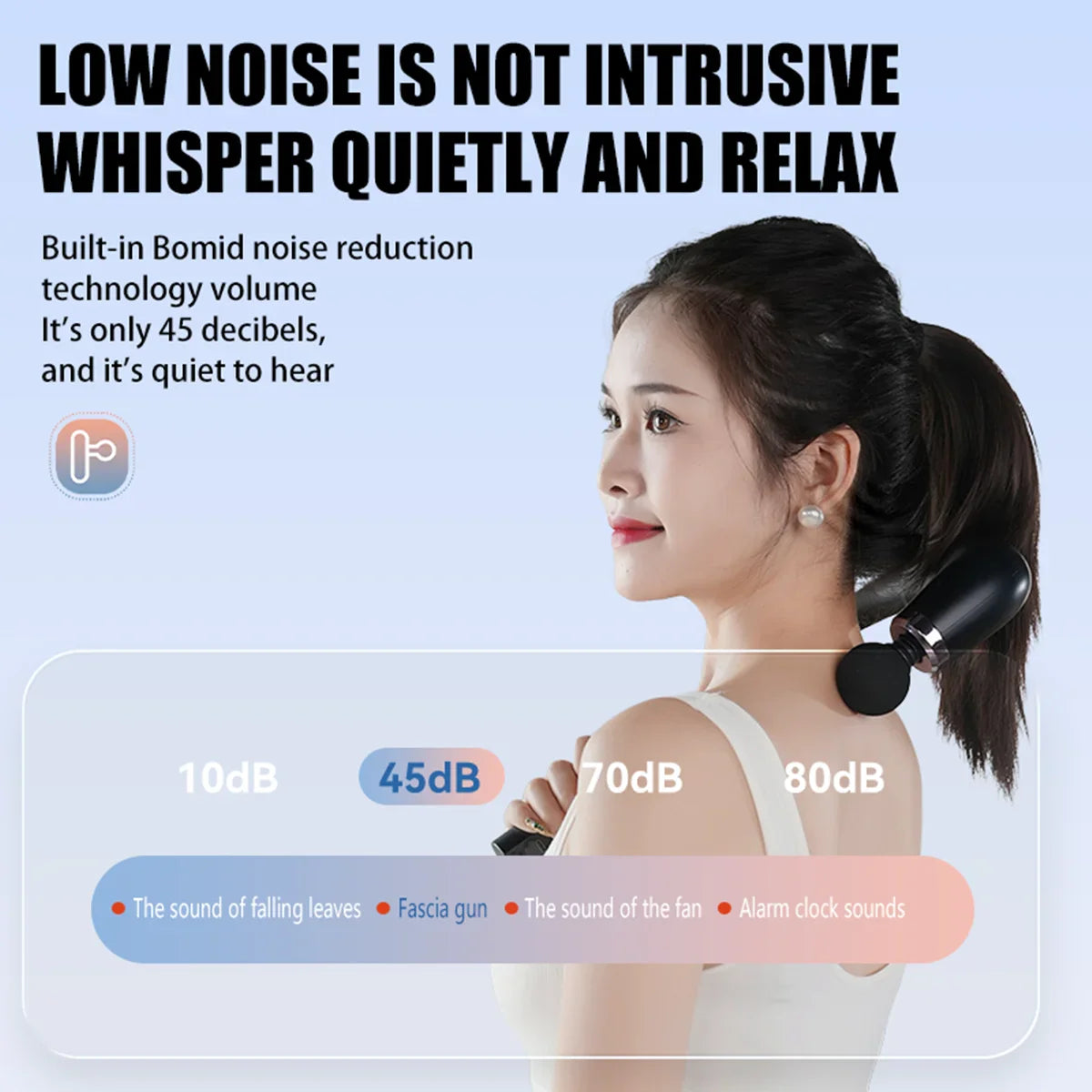Electric Fascia Gun Massager – Handheld Muscle Relaxation & Deep Tissue Therapy