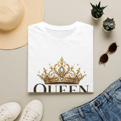 Queen Mom T-Shirt - Crown Graphic Mother's Tee