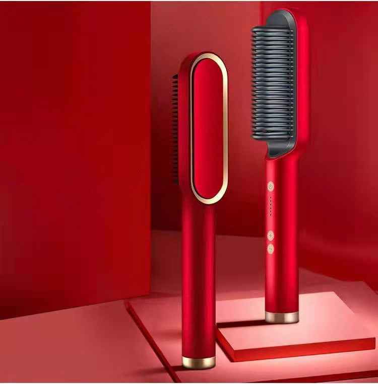 2 in 1 hair straightener curler Hot Comb
