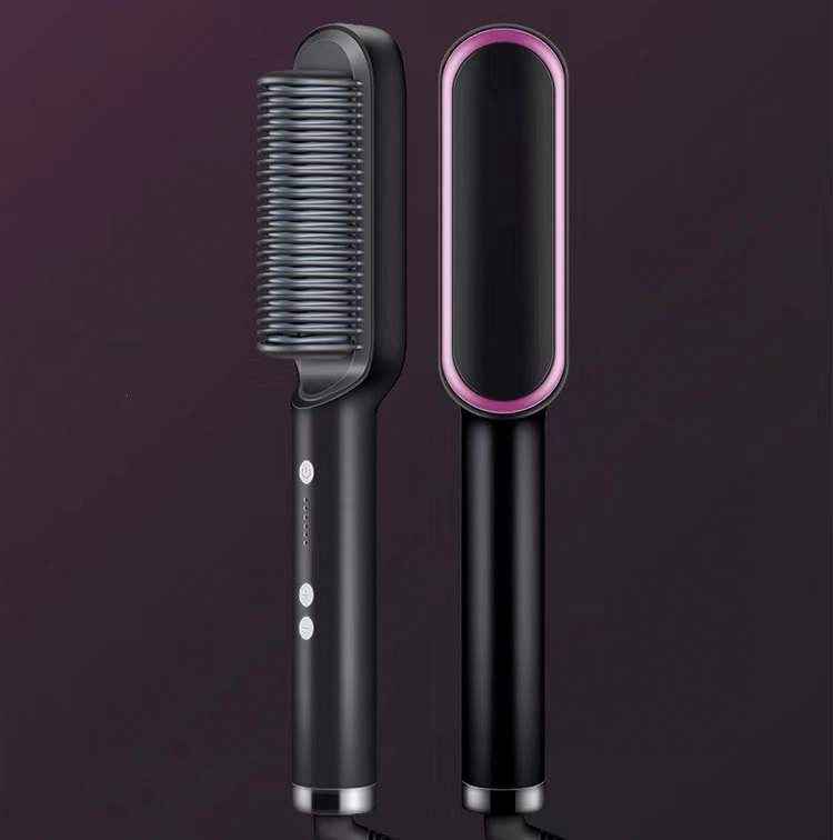 2 in 1 hair straightener curler Hot Comb
