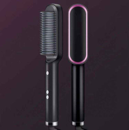2 in 1 hair straightener curler Hot Comb