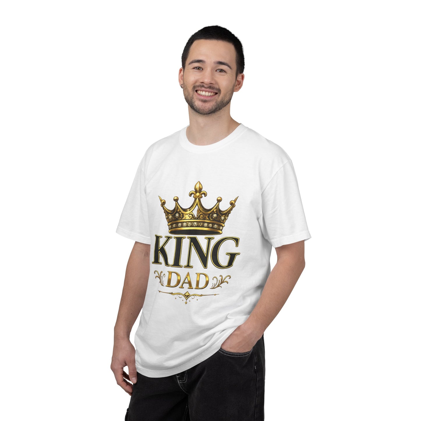 King Dad T-Shirt — Crown Graphic Father's Day Tee