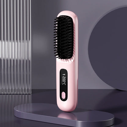 Wireless Hair Straightening Comb