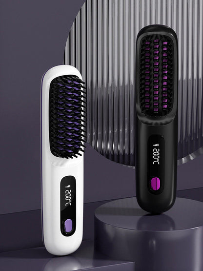 Wireless Hair Straightening Comb