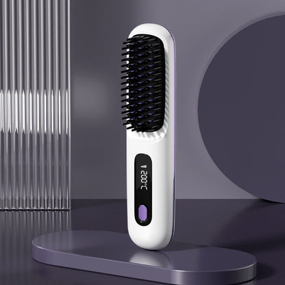 Wireless Hair Straightening Comb