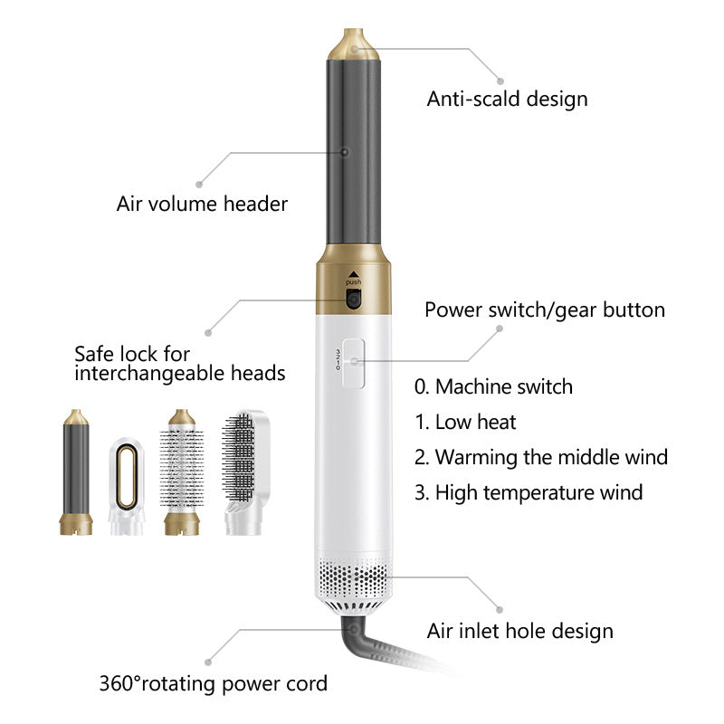 Multifunctional 5-in-1 Hot Air Hair Styler