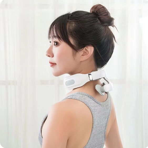Premium 4-Head Cervical Massager with Adjustable Strength – Neck & Shoulder Relief