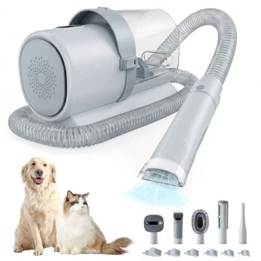 Professional Dog Grooming Clippers With 2.5L Cup, 3 Suction Modes, Cordless Clippers, 5 Groomer Tools, Low Noise Pet Hair Trimmer For
