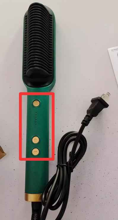 2 in 1 hair straightener curler Hot Comb
