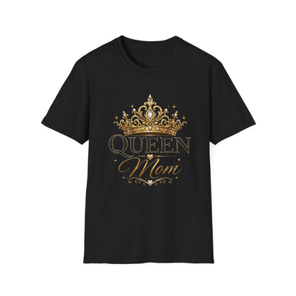 Queen Mom T-Shirt - Crown Graphic Mother's Tee