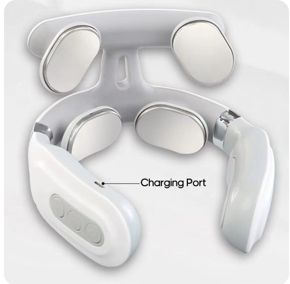 Premium 4-Head Cervical Massager with Adjustable Strength – Neck & Shoulder Relief