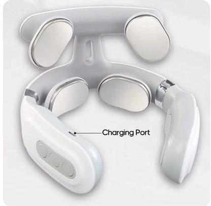 Premium 4-Head Cervical Massager with Adjustable Strength – Neck & Shoulder Relief