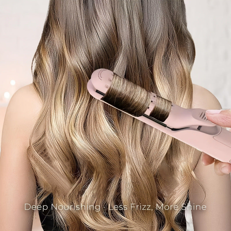 2-in-1 Air Flow Curling Iron & Hair Straightener
