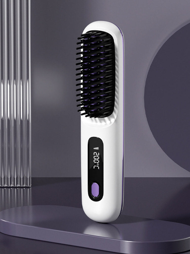 Wireless Hair Straightening Comb