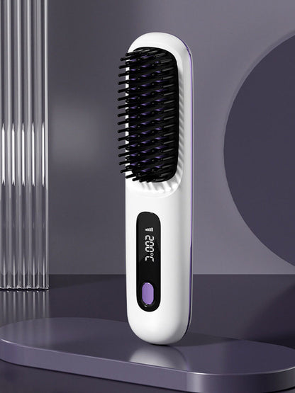 Wireless Hair Straightening Comb