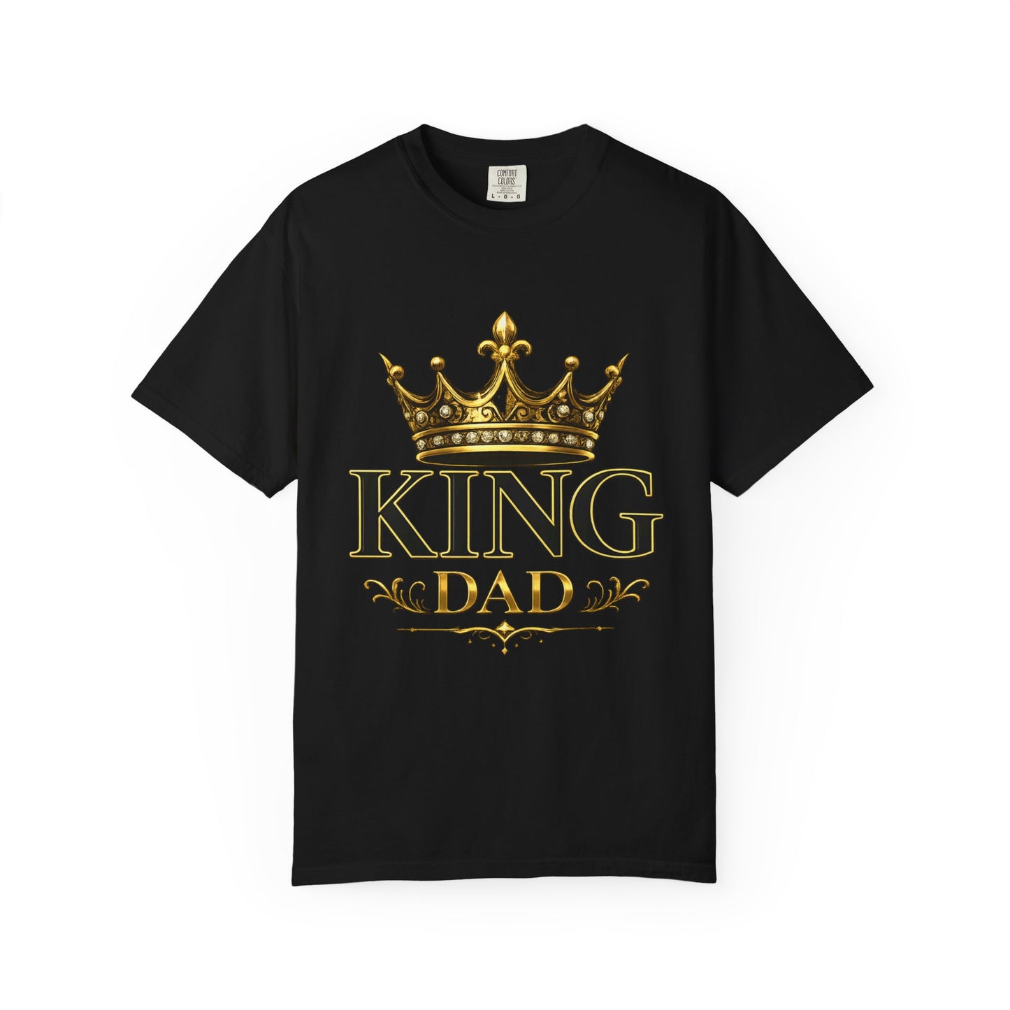 King Dad T-Shirt — Crown Graphic Father's Day Tee