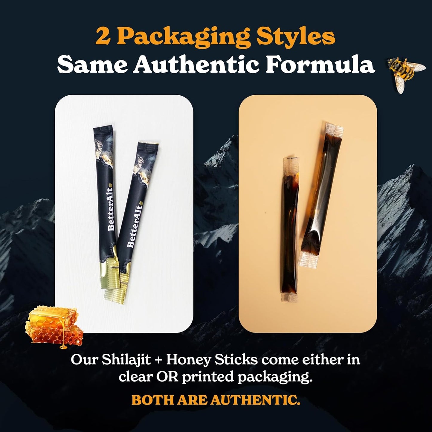 Barras de Shilajit del Himalaya BetterAlt™