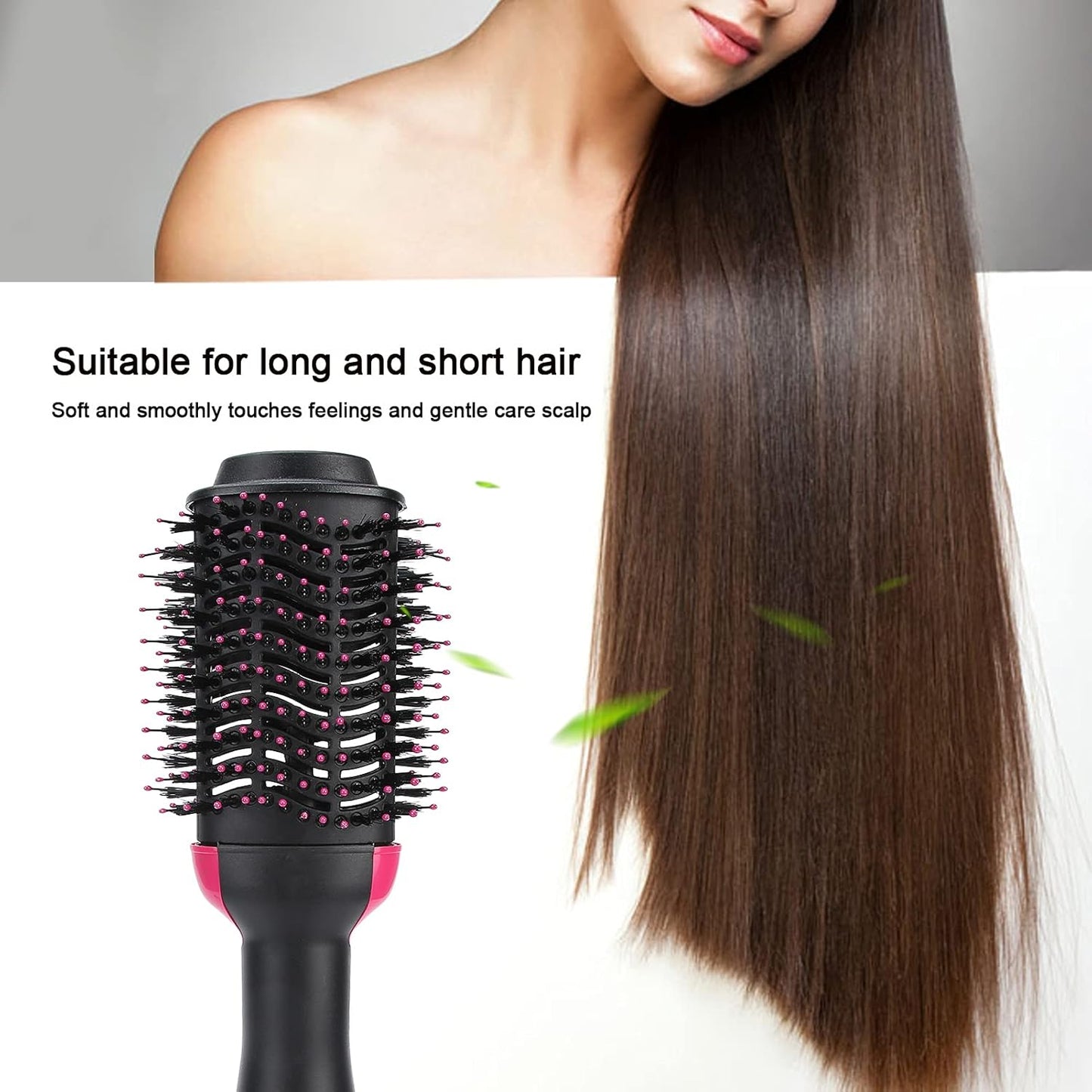 Hot Air Brush Negative Ionic Electric Hair Dryer Brush