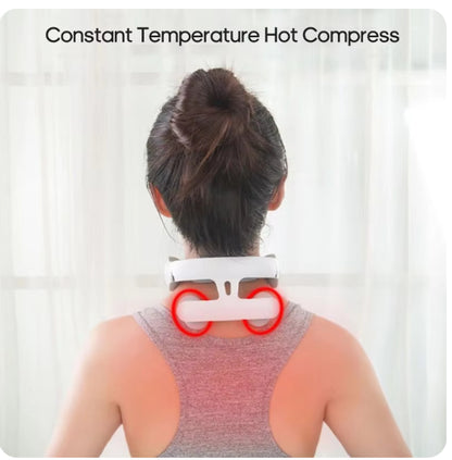 Premium 4-Head Cervical Massager with Adjustable Strength – Neck & Shoulder Relief