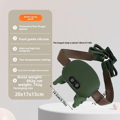 GlowMotionFit™ 4D Smart Neck & Shoulder Massager with Heat Therapy