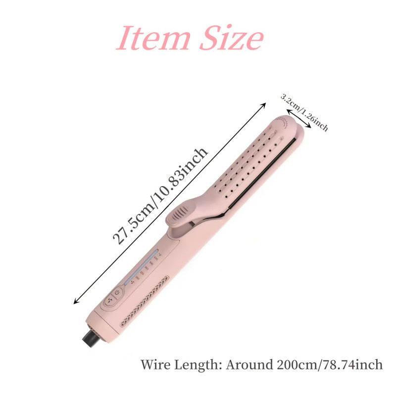2-in-1 Air Flow Curling Iron & Hair Straightener