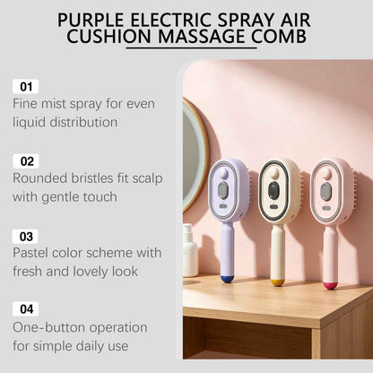 GlowMotion™ Smart Hair Growth Spray & Scalp Massage Brush