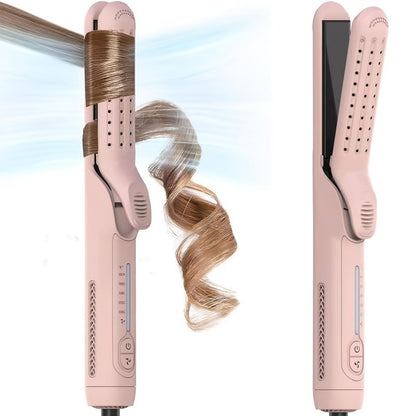 2-in-1 Air Flow Curling Iron & Hair Straightener