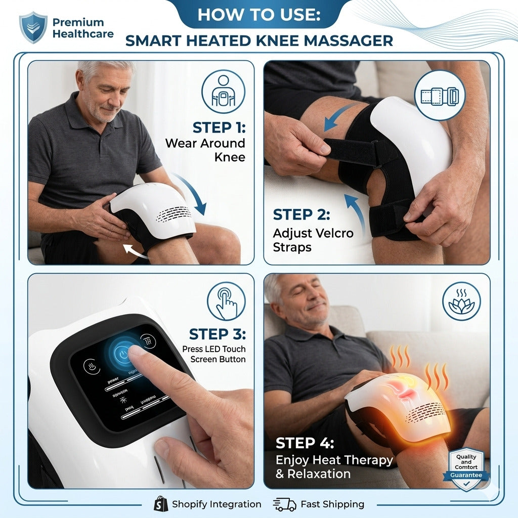 ThermaRelief™ Heated Knee Massager