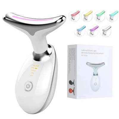 EMS Thermal Neck Lifting & Tightening Massager – Microcurrent Wrinkle Remover Device