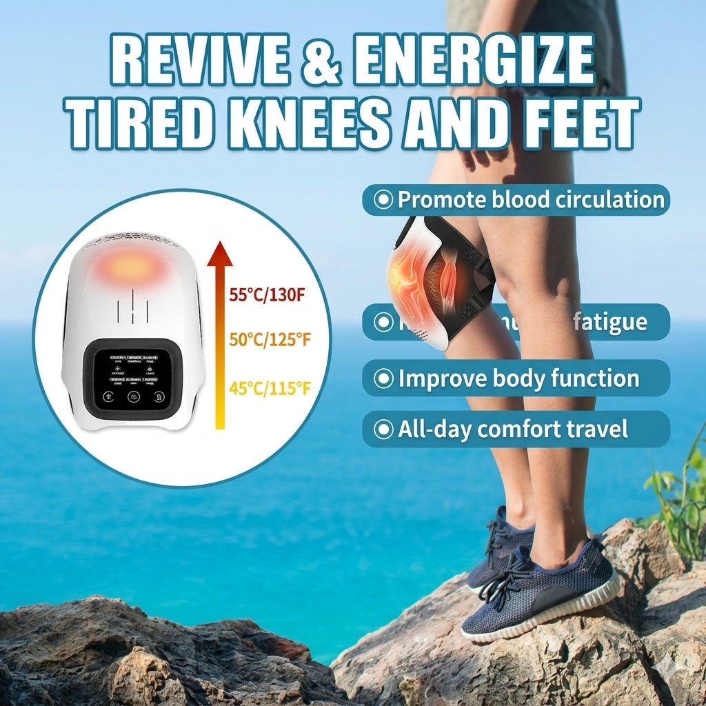 ThermaRelief™ Heated Knee Massager