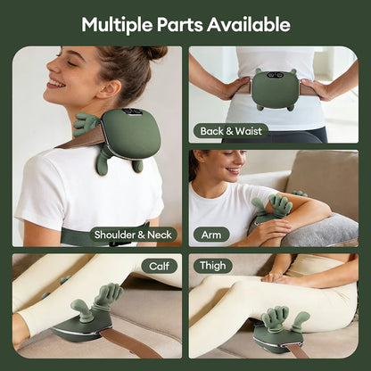 GlowMotionFit™ 4D Smart Neck & Shoulder Massager with Heat Therapy