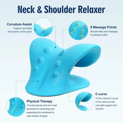 Neck Stretcher for Pain Relief & Cervical Spine Alignment