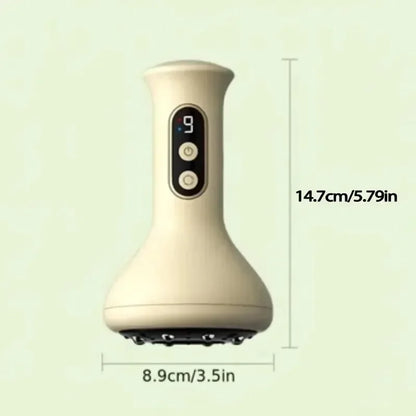 Electric Cupping Massager – 9-Level Adjustable Suction Heat & Light Therapy