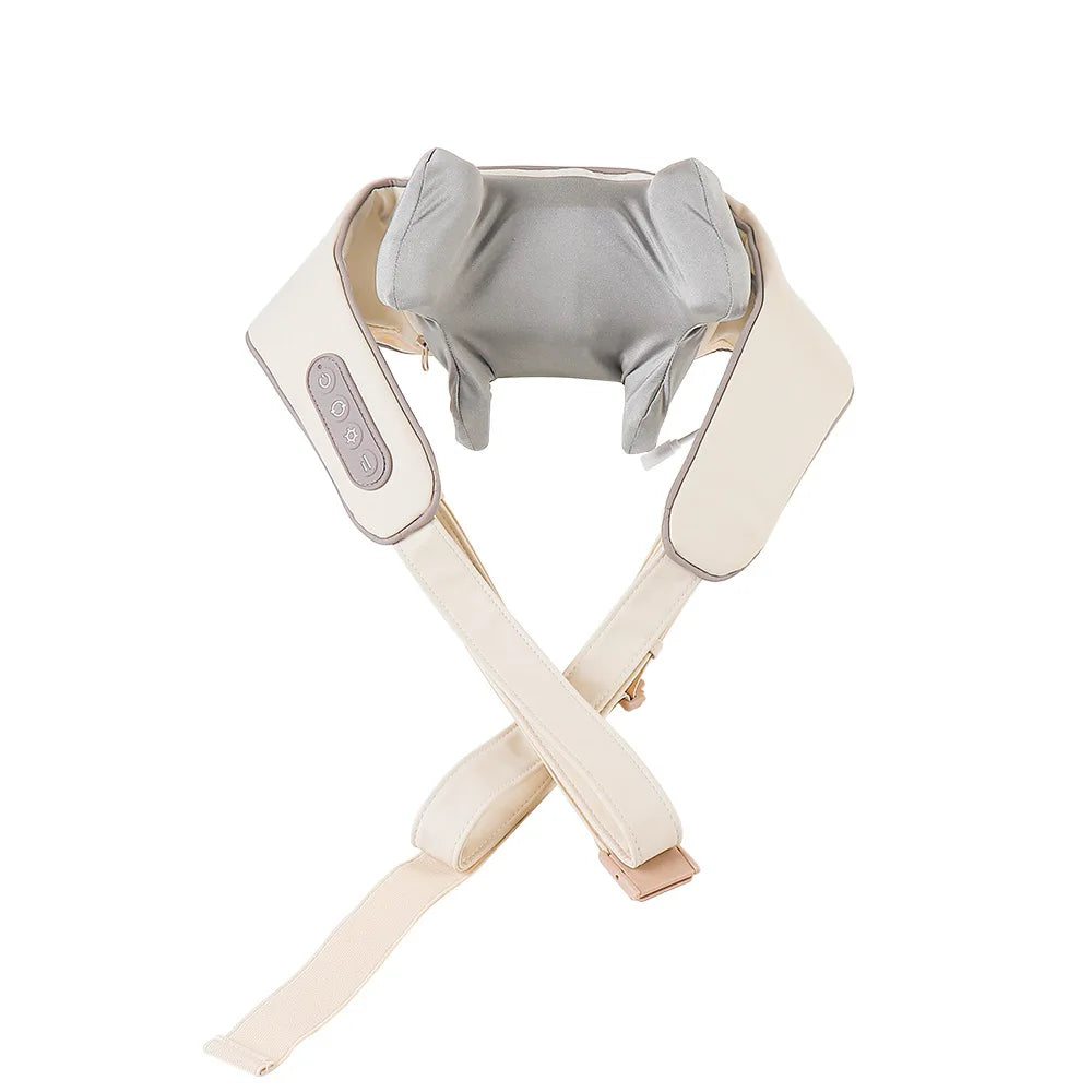 Foreverlily 26W Brushless Motor Neck And Shoulder Massager Wireless Shoulder And Back Kneading Massage Shawl Neck masajeador