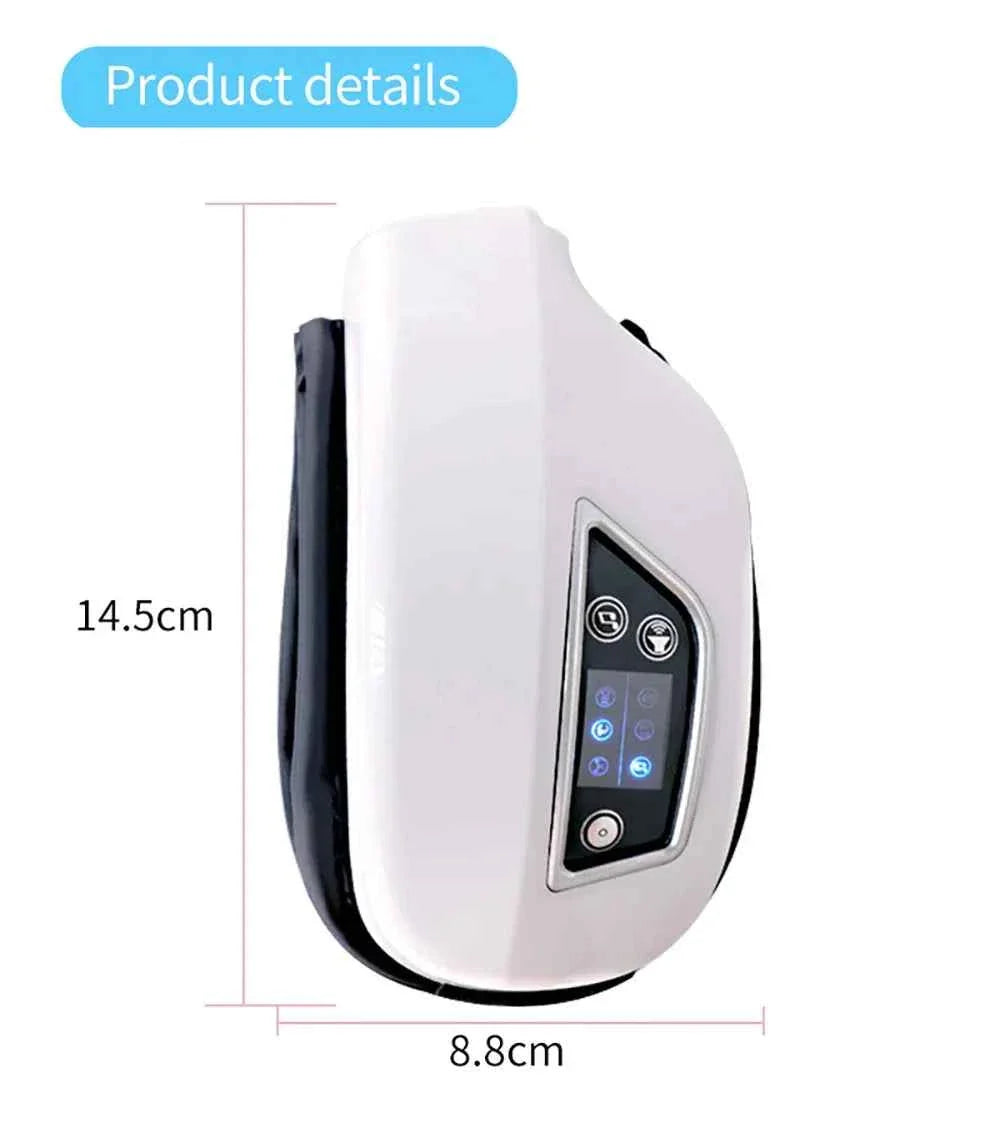 6D Smart Vibration Eye Massager Airbag Compress Eye Care Instrument Bluetooth Music Eye Massage Sleepping Mask Eye Relax Fatigue