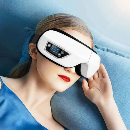 6D Smart Vibration Eye Massager Airbag Compress Eye Care Instrument Bluetooth Music Eye Massage Sleepping Mask Eye Relax Fatigue