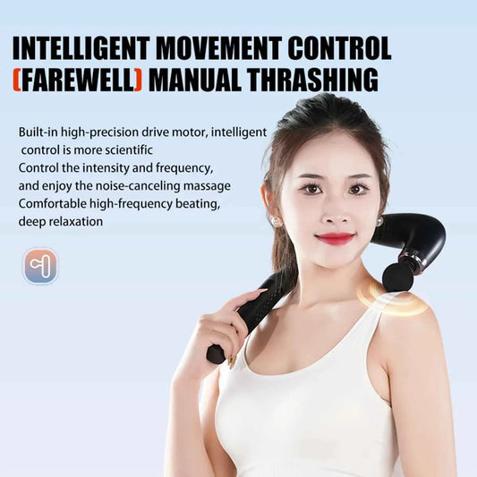 Electric Fascia Gun Massager – Handheld Muscle Relaxation & Deep Tissue Therapy