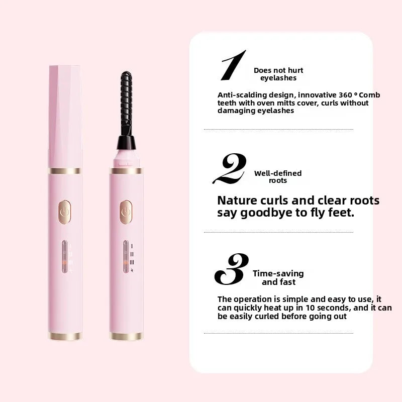 Rechargeable 360 Rotating Portable Eyelash Curler