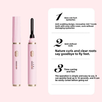 Rechargeable 360 Rotating Portable Eyelash Curler
