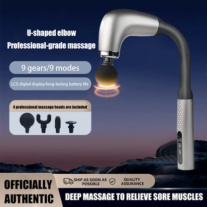 Electric Fascia Gun Massager – Handheld Muscle Relaxation & Deep Tissue Therapy