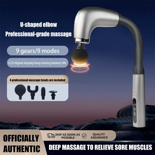 Electric Fascia Gun Massager – Handheld Muscle Relaxation & Deep Tissue Therapy