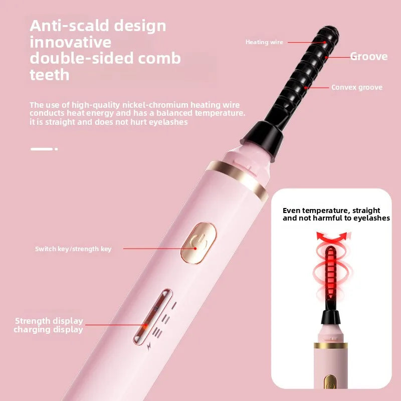 Rechargeable 360 Rotating Portable Eyelash Curler
