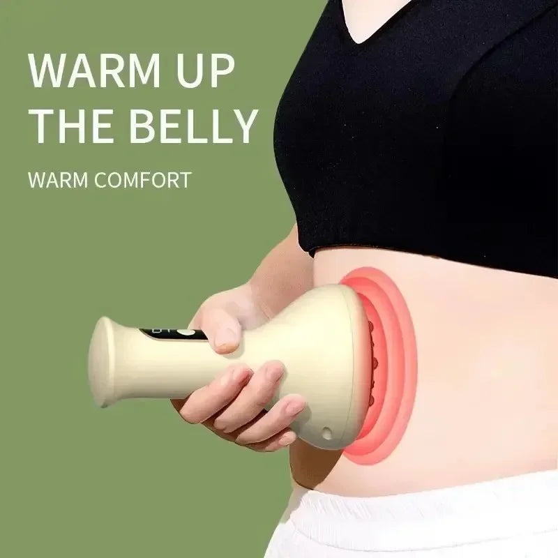 Electric Cupping Massager – 9-Level Adjustable Suction Heat & Light Therapy