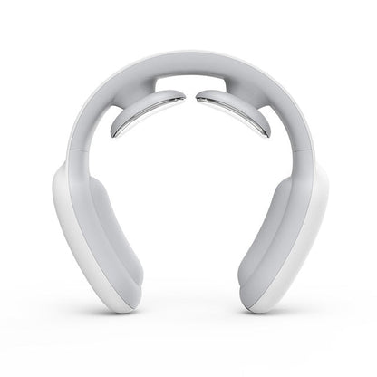 White neckband on a white background