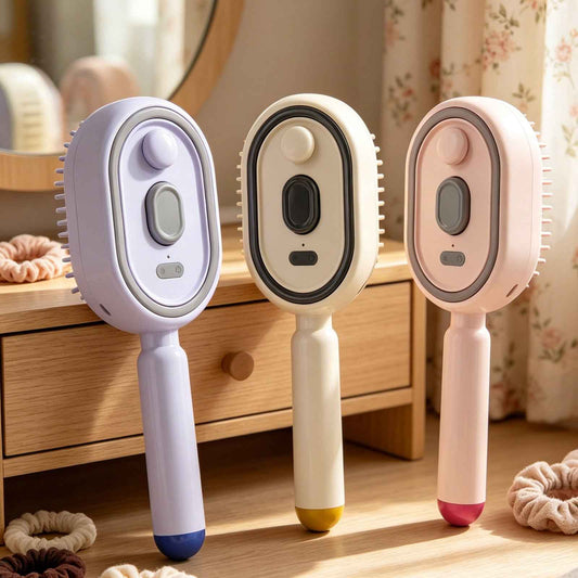 GlowMotion™ Smart Hair Growth Spray & Scalp Massage Brush
