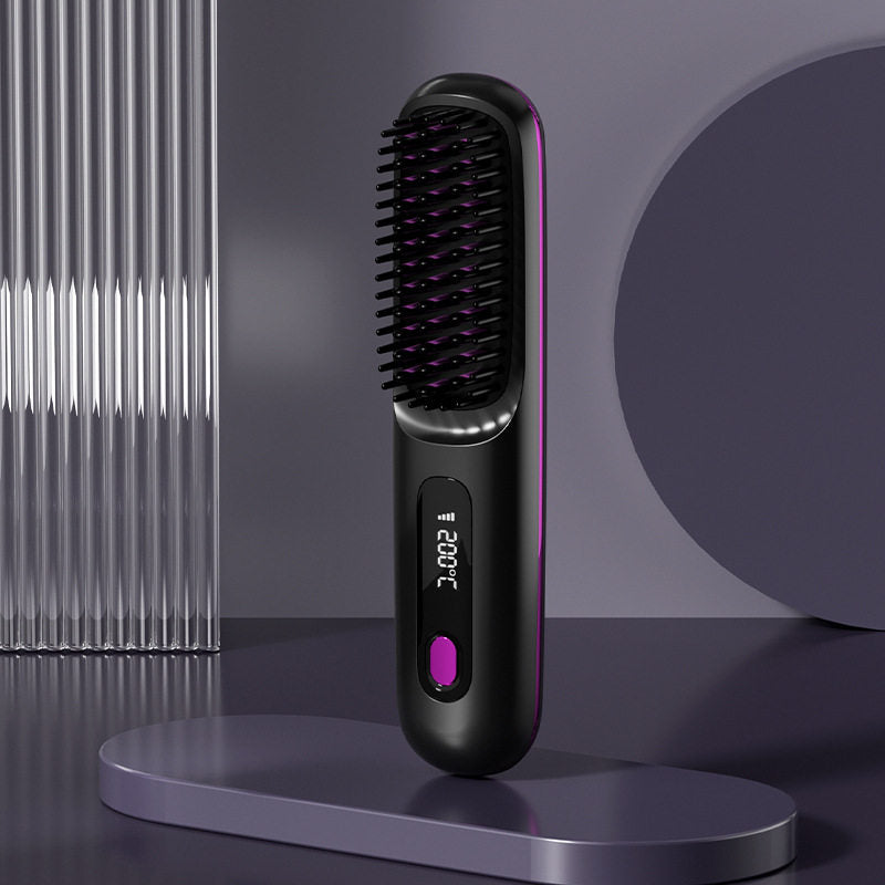 Wireless Hair Straightening Comb