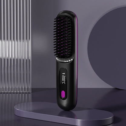 Wireless Hair Straightening Comb