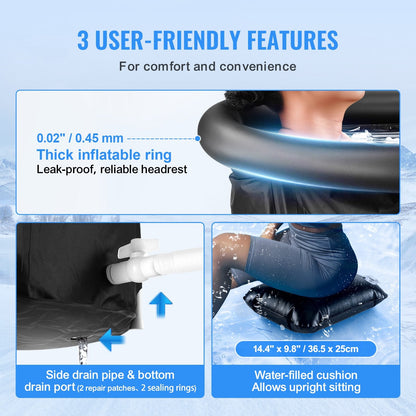 portable ice bath tub For Athletes: Cold Water Therapy Plunge Tub