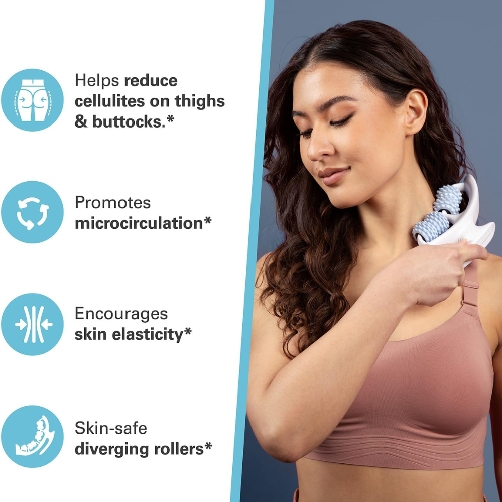 CelluGone™ - Anti Cellulite Roller + Massage Oil Kit