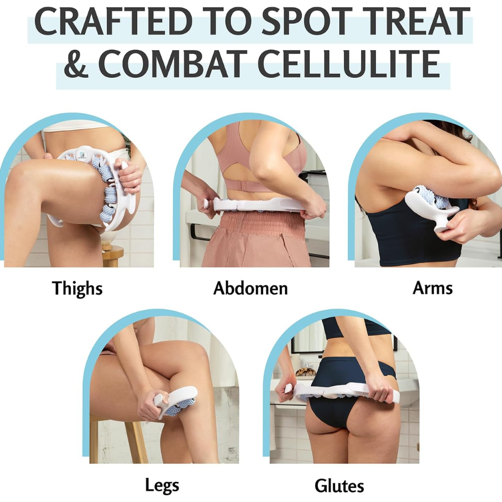 CelluGone™ - Anti Cellulite Roller + Massage Oil Kit